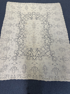 Quaker Lace Pattern 1380-03 w/ tag & loops, $210