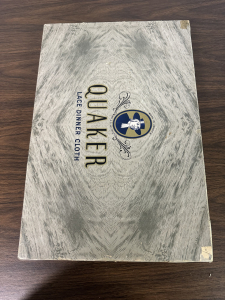 Quaker Lace Pattern 6030-1, $100