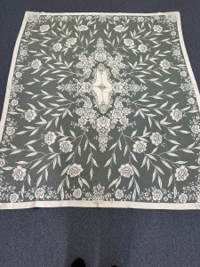 Quaker Lace Pattern 6930-01 w/ tag & straight edge, $196